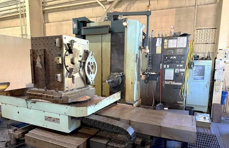 Used 1995 KURAKI KBM-11A CNC TABLE TYPE HORIZONTAL BORING MILL Horizontal Table Type Boring Mills Ohio US | Legacy CNC Machinery, LLC #1493935