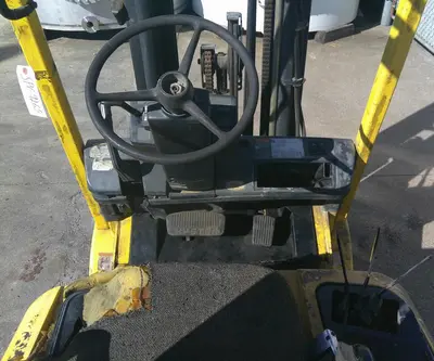 SPC9265  Forklift 4800 lbs. Hyster propane forklift model S50XM, cushion tires, 189" lift height