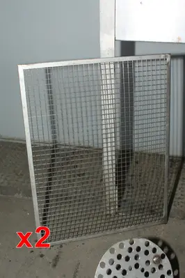 SPC7654  Miscellaneous Equipment bottle dump station Stainless Steel 14 each 1-5/8" diameter holes holes, 17"W x 41-½"L x 36-1/2"H
