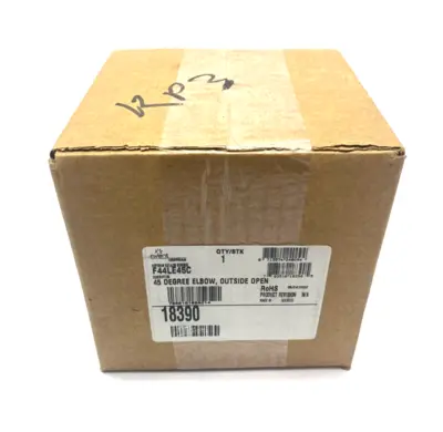New | in-Stock Hoffman nVent 45-Degree Elbow Feed-Through Wireway Outside Open Electrical Fittings Michigan US | Maverick Industrial Sales #1396424