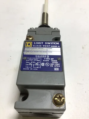 Square D 9007 Series A Limit Switch C62J C062 Rod Lever 600 V AC 10 Amps