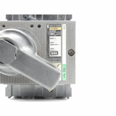 Merlin Gerin 3 Pole 63 Amp Breaker