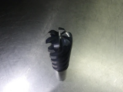 Kyocera/SGS 1" 6 Flute Carbide CR Endmill 1" Shank .25" R 35161 (LOC2180)