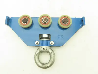 Gorbel Overhead Bridge Crane Tether Trolley 1-Person Fall Protection 310Lb