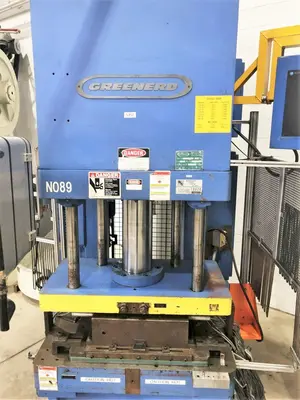 100 TON GREENERD MODEL HCA-100-60L12 JOGGLE C-FRAME HYDRAULIC PRESS