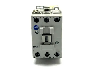 100-C30EJ00 | Allen Bradley  Ser. C Contactor IEC 30A 3P 24VDC Electronic Coil - Used