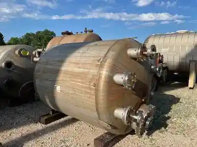 1200 gal m&m welding 304lss stainless steel pressure vessel
