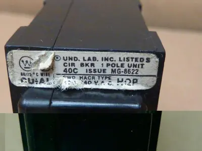 USED WESTINGHOUSE HQP120