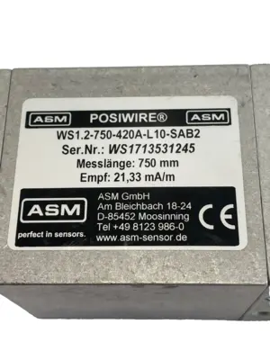 NEW ASM WS1.2-750-420A-L10-SAB2 SENSOR WS12750420AL10SAB2