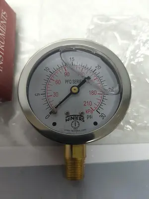 New | in-Stock WINTERS PFQ802 Universal Pressure Meters Ohio US | Surplus Asset Holdings #1246936