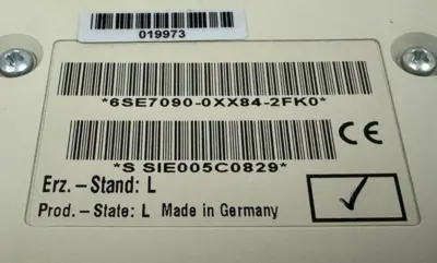 USED SIEMENS SIEMENS 6SE7090-0XX84-2FK0