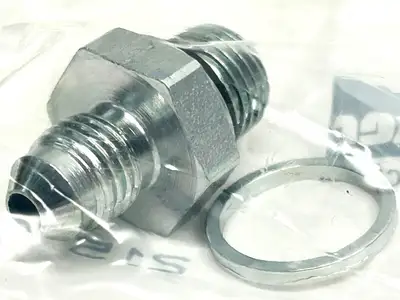 4-4F4OMXS | Parker  Triple-Lok 37 Degree Flare JIC Tube Fitting LOT OF 2 - New