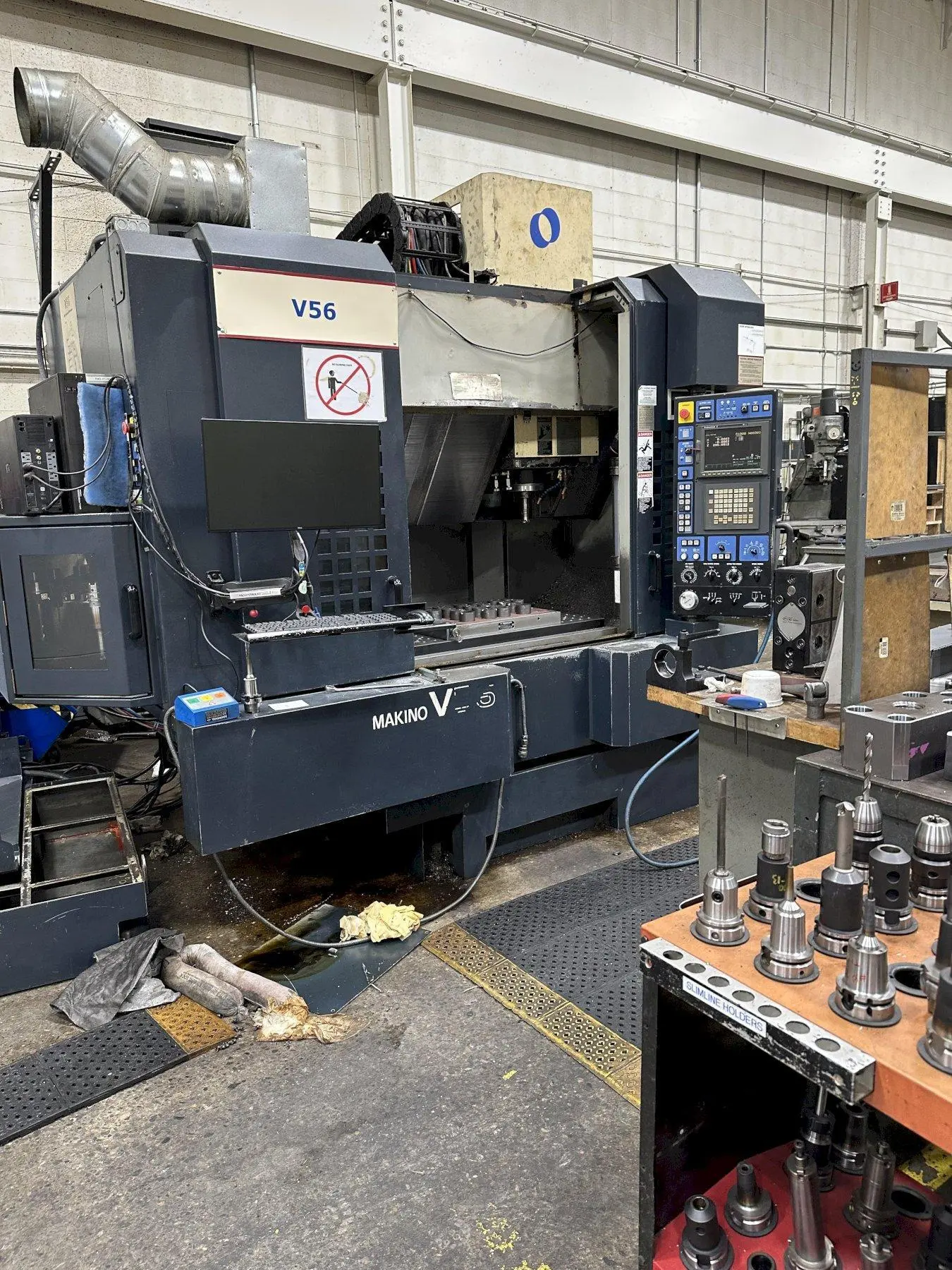 MAKINO V-56 HIGH SPEED CNC VERTICAL MACHINING CENTER
