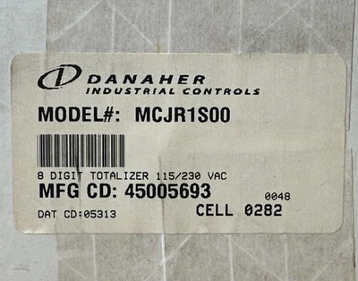 NEW Dynapar MCJR1S00