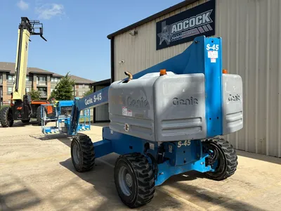 Used 2018 GENIE S-45 TELESCOPIC BOOM LIFT Telescopic Boom Lifts Alberta CA | Adcock Equipment #1507529