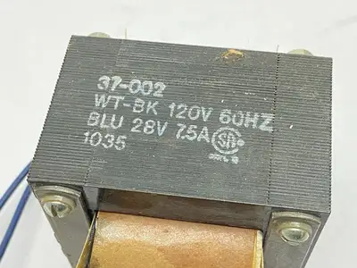 37-002 | Transformer 120V 60HZ / 7.5A 28V 1035 - Used