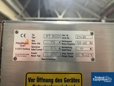USED Pharma Test Pharma Test Hardness Tester, Model B502
