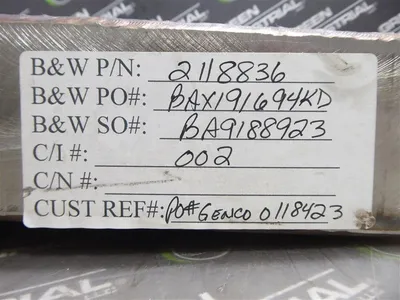 Babcock Wilcox 2118836 Gas Lighter Assembly Element New