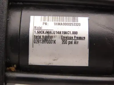 Parker 1.50CKJMALU14A19AC1.00 Pneumatic Cylinder Double End 1.5" Bore 1" Stroke