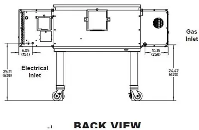 Middleby Marshall Single Deck Conveyor Oven Gas