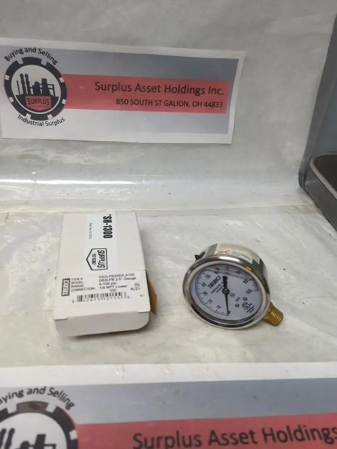 New | in-Stock TRERICE D82LFB2502LA100 Universal Pressure Meters Ohio US | Surplus Asset Holdings #1226095