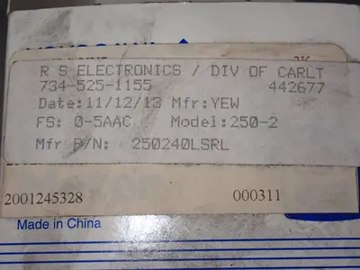 New | in-Stock YOKOGAWA 250240LSRL Meters - Misc Ohio US | HGR 24 #1132242
