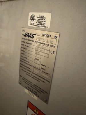 2018 HAAS MINI MILL CNC Machines | Bowland Trading Ltd (15)