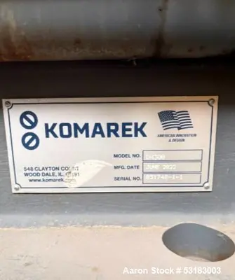 Used KOMAREK GREAVES DH-300 Briquetting Illinois US | Aaron Equipment #1391718