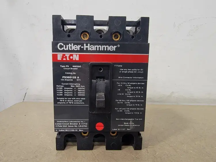 Used CUTLER-HAMMER FS360125 Switchgears British Columbia CA | Lenmark #477684