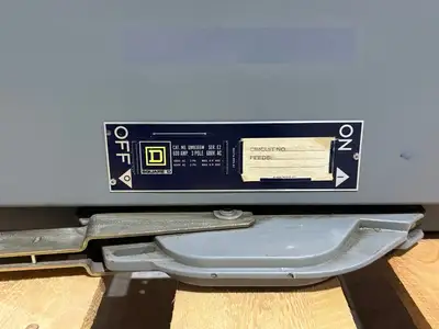USED SQUARE D PANELBOARD SWITCH, 600A
