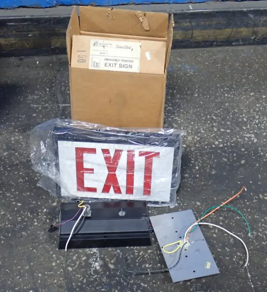 Halo Lighting 48 Watts Exit Sign