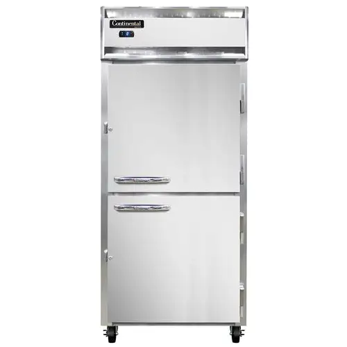 Continental 1FXSNSSHD 36 1/4" One Section Reach In Freezer, (2) Right Hinge Solid Doors, 115v