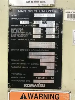 USED 1998 KOMATSU L2M400-3BM