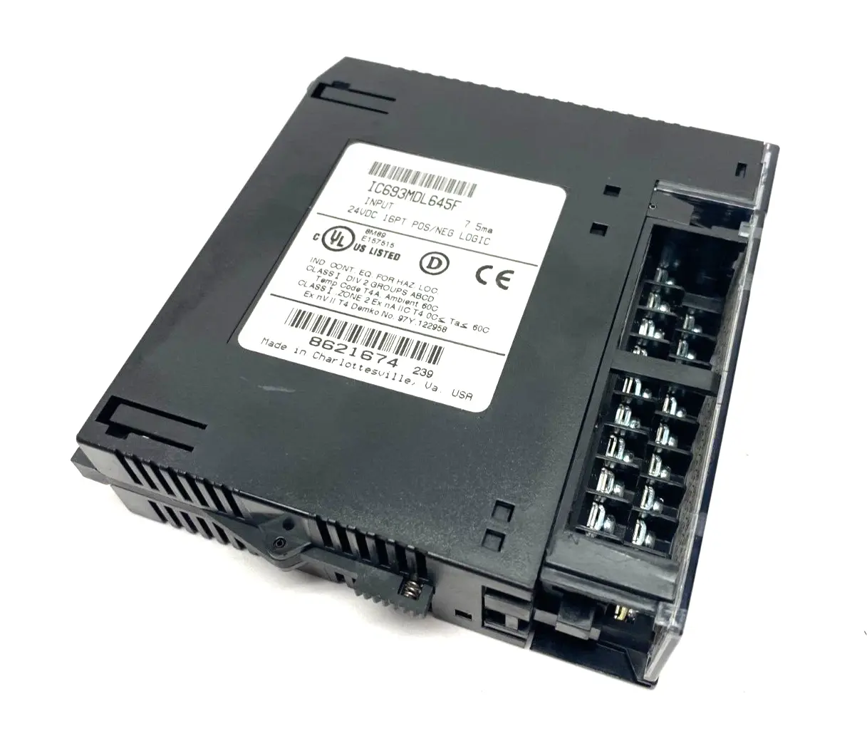 Used GE Fanuc 16-Point Pos/Neg Logic Input Module PLC Input & Output Michigan US | Maverick Industrial Sales #1473859