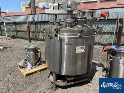 USED Lee Industries 175 Gal Lee Double Motion Vacuum Kettle, S/S, 20/100#