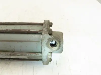 T-J Steel Round Body Tie-Rod Pneumatic Air Cylinder 4" Bore 6-1/2" Stroke
