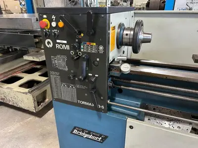 13"x40"cc BRIDGEPORT ROMI Toolroom Lathe