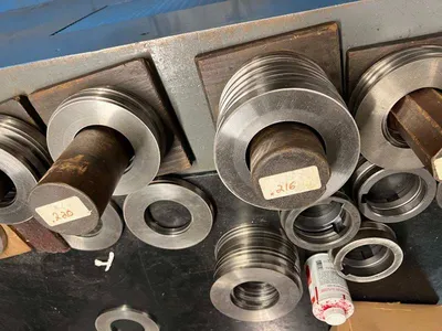 1969 STANAT 8" x 3" s-190 RING SLITTING LINE (14536) SLITTING LINES | Machinery International LLC (40)