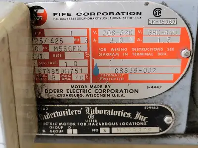 USED FIFE P25-1F22LA
