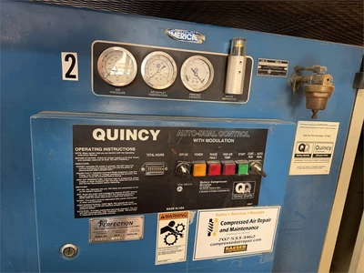 Used 1997 QUINCY QMB10ACA32D Rotary Screw & Sliding Vane Air Compressors California US | MachineryMax #1709135