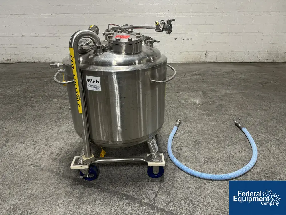 USED Precision 300 Liter Precision Stainless Reactor, 316L S/S, 45/100#