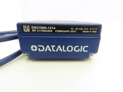 Datalogic DS2100N-1214 Fixed Mount Barcode Scanner 10-30V 12.2 Dist 10.24" Field