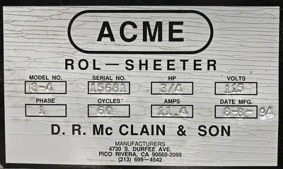 USED 1994 ACME 8-4