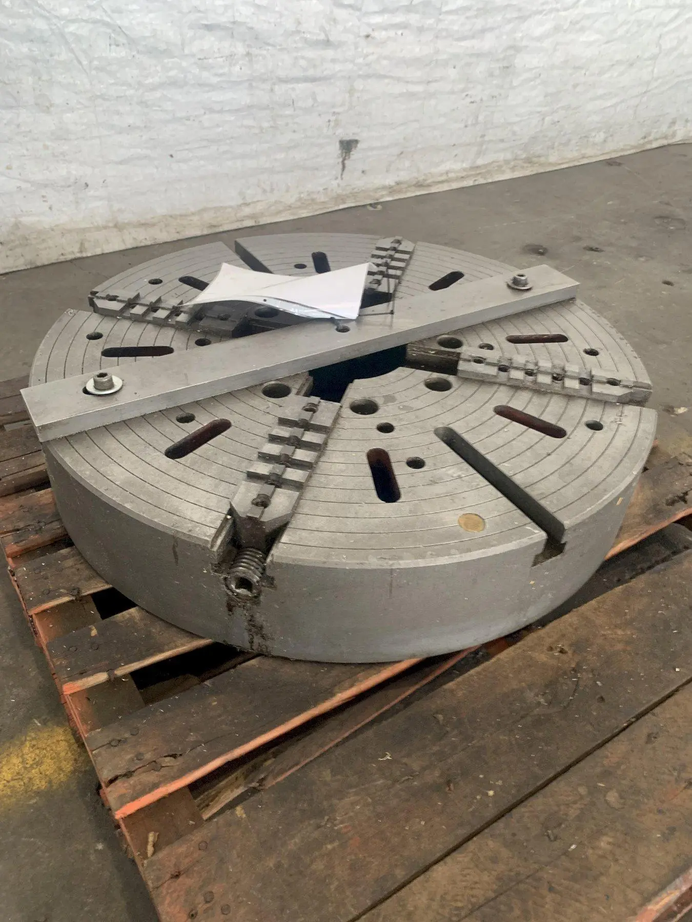 36" 4-JAW LATHE CHUCK. STOCK # 0998824.