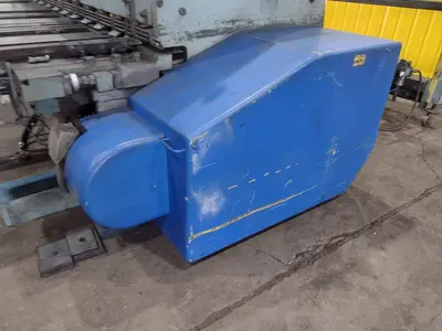 13' x 1/4" AMADA MODEL #M-4065 MECHANICAL POWER SQUARING SHEAR, FRONT GUAGING, CONVEYOR & STACKER: STOCK #19272