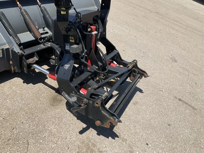 SnowEx Power Plow 8100 Snowplow, 8’ wide to 10’ wide, metal cutting edge, hydraulic angle, no wiring...
