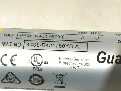 440L-R4J1760YD | Allen Bradley  Ser. A Guardshield Light Curtain Receiver - New Other