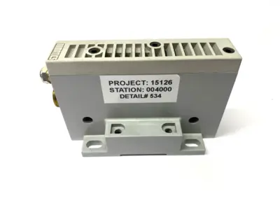 USED NUMATICS RIGHT HAND SIDE PNEUMATIC END PLATE
