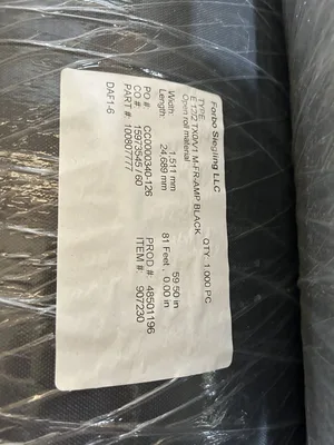 New 2 Rolls 59.5″ Forbo Siegling Textured Rubber Conveyor Belt  Approx 225′