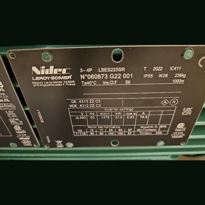 USED LEROY-SOMER LSES225SR